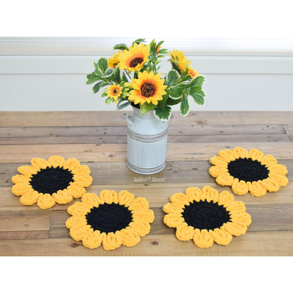 Sunflower Power Coasters 0