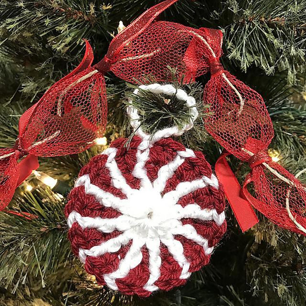 Peppermint Candy Ornament 0