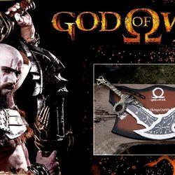 God of War Blades of Chaos Metal, God of War, God of War Blades of Chaos Sword Twinblades, Kratos Metal Cosplay