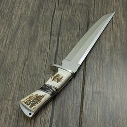 Hand Forged Tanto Knife Japanese Knife Samurai Knife With Sheath Handmade Knife Hunting Knife Carbon Steel Tanto Knife.