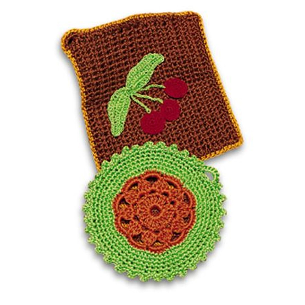 Round Pot Holder In Adriafil Uno A Mako 5 Downloadable PDF 0