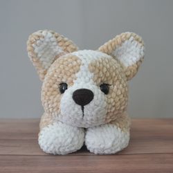 crochet corgi dog pattern: little biscuit | amigurumi puppy | amigurumi dog pattern