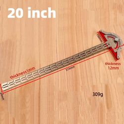 Woodworkers Edge Ruler Stainless Steel Protractor Angle Angle Precision