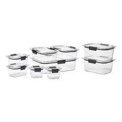 Food Storage Containers, 18 Piece Set, Leak-Proof, BPA Free, Clear Tritan Plastic, Food Storage