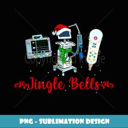 Jingle Bell Telemetry Nurse Christmas Crew Tele Tech Xmas - High-Resolution PNG Sublimation File