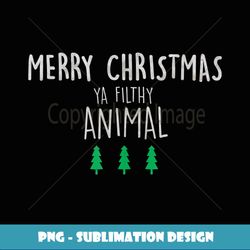 Merry Christmas Animal X-Mas Kevin Alone Home - Exclusive Sublimation Digital File