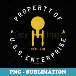 star trek original series u.s.s. enterprise pocket - artistic sublimation digital file