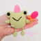 Birthday frog Leggy frog crochet pattern pdf Amigurumi frog pattern tappletajpg