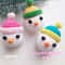Snowman Bauble With Beanie Hats Crochet Pattern Amigurumi Snowman Ornament Snowman Christmas Tree Ornament Crochet Xmas 2