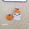 Ghost And Pumpkin Car Hanger Crochet Pattern Halloween Car Accessories Crochet Ghost With Pumpkin Hat Fall Car Decor 1