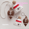 Football Fan Charm Keychain Crochet Pattern Rear View Mirror Car Charm For Swiftie Red Striped Beanie Hat 87 Taylor 3