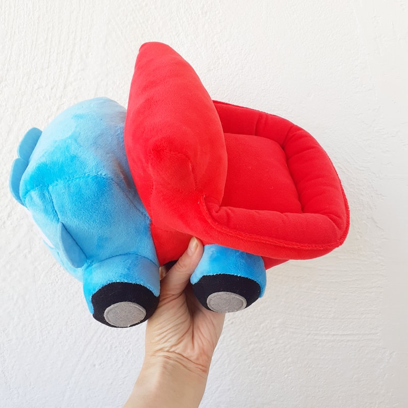 Blue And Red Truck Plush Truck Soft Toy Christmas Gift For Boys Plush Toy Car Birthday Gift Plush T 3