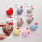 Mini Chicken Keychain Crochet Pattern Plushie Keychains Chicken Lover Gift Purse Charm Kids Pocket 3