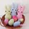 Marshmallow Bunny And Egg Crochet Pattern Peep Bunny Pattern Easter Egg Pattern Easter Bunny Simple 0