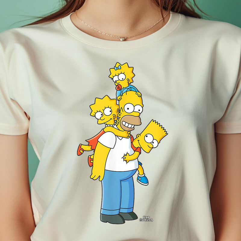The Simpsons Homer Marge Lisa Bart Maggie Doodle PNG, Simpsons PNG, Simpsons Digital Png Files.jpg