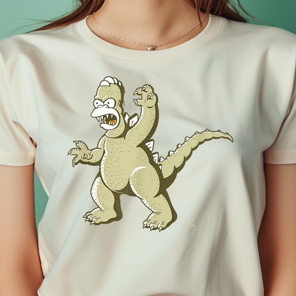 The Simpsons Treehouse Of Horror Godzilla Homer PNG, Simpsons PNG, Simpsons Digital Png Files.jpg