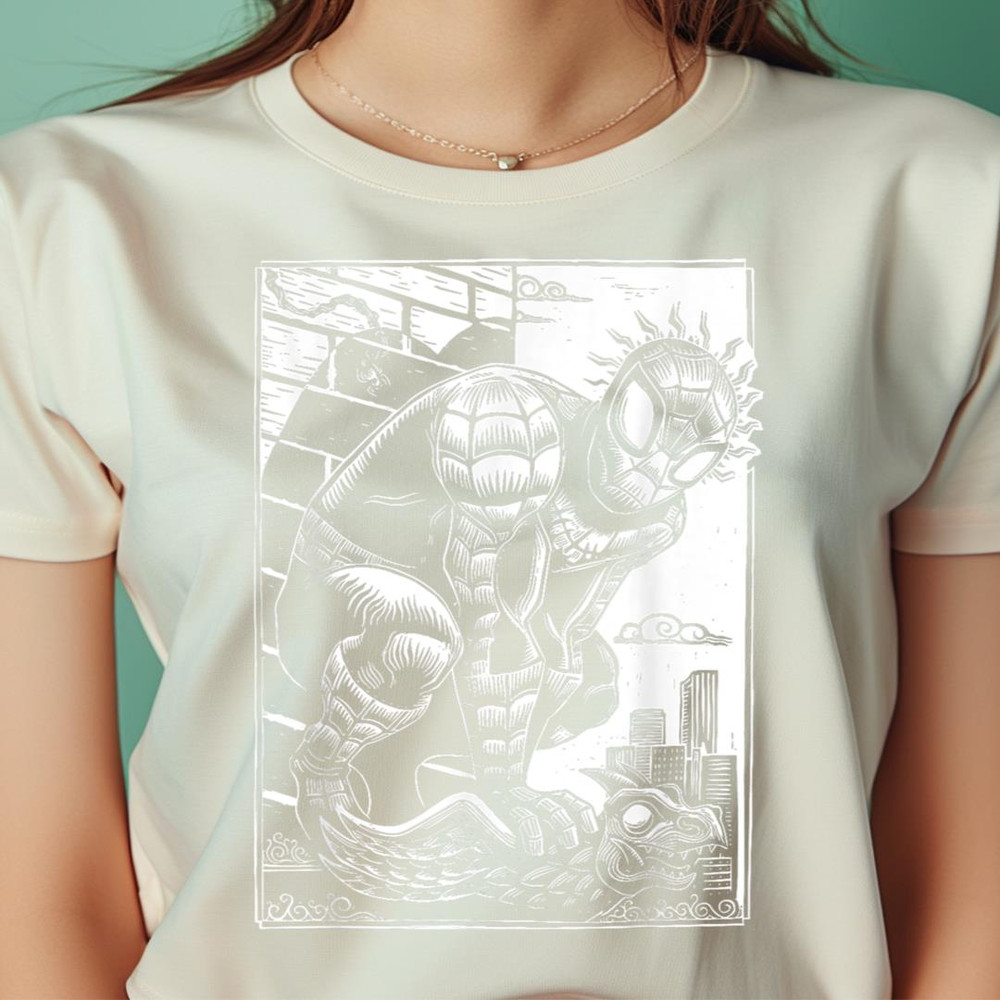 Marvel Spider-Man Linocut Black PNG, Wolverine PNG, Marvel Wolverine Digital Png Files.jpg