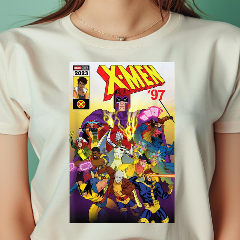 Marvel Studios X-Men 97 Magneto And The Team Cover PNG, Wolverine PNG, Marvel Wolverine Digital Png Files.jpg