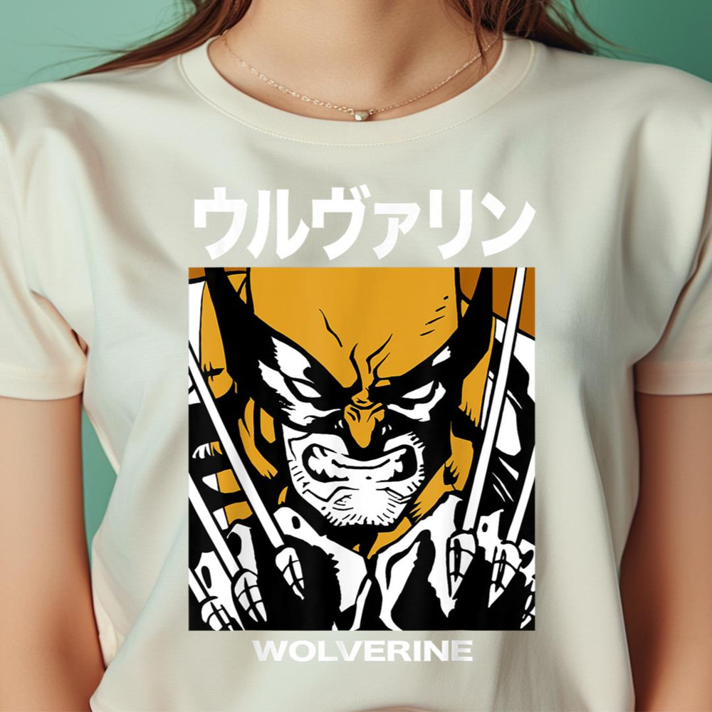 Marvel X-Men Wolverine Kanji Blades Pose PNG, Wolverine PNG, Marvel Wolverine Digital Png Files.jpg