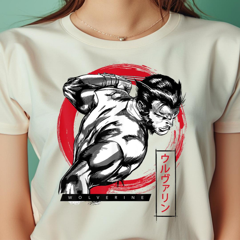 Marvel X-Men Wolverine Kanji Portrait PNG, Wolverine PNG, Marvel Wolverine Digital Png Files.jpg