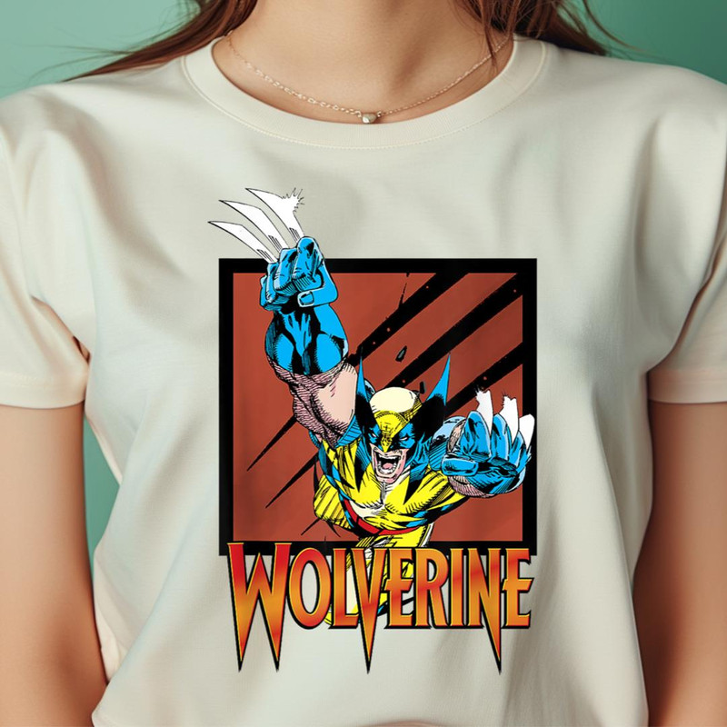 Marvel X-Men Wolverine Leaping Portrait PNG, Wolverine PNG, Marvel Wolverine Digital Png Files.jpg