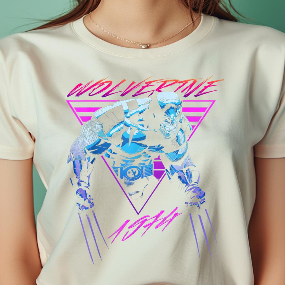 Marvel X-Men Wolverine Neon Retro Logan PNG, Wolverine PNG, Marvel Wolverine Digital Png Files.jpg