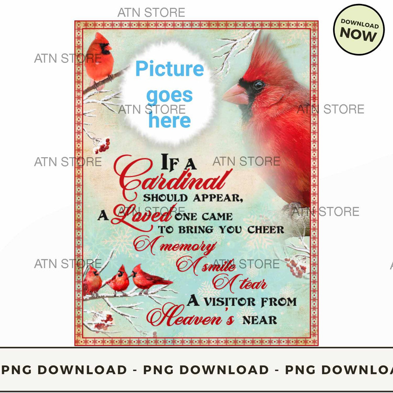 If A Cardinal Should Appear Memorial Blanket.jpg