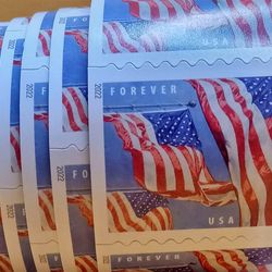 US Flag Forever Stamps Roll of 100, Free USPS Tracking