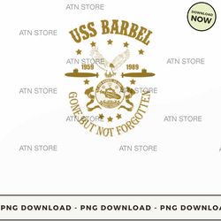 uss barbel ss-580 t-shirt high-quality png instant download, atn store
