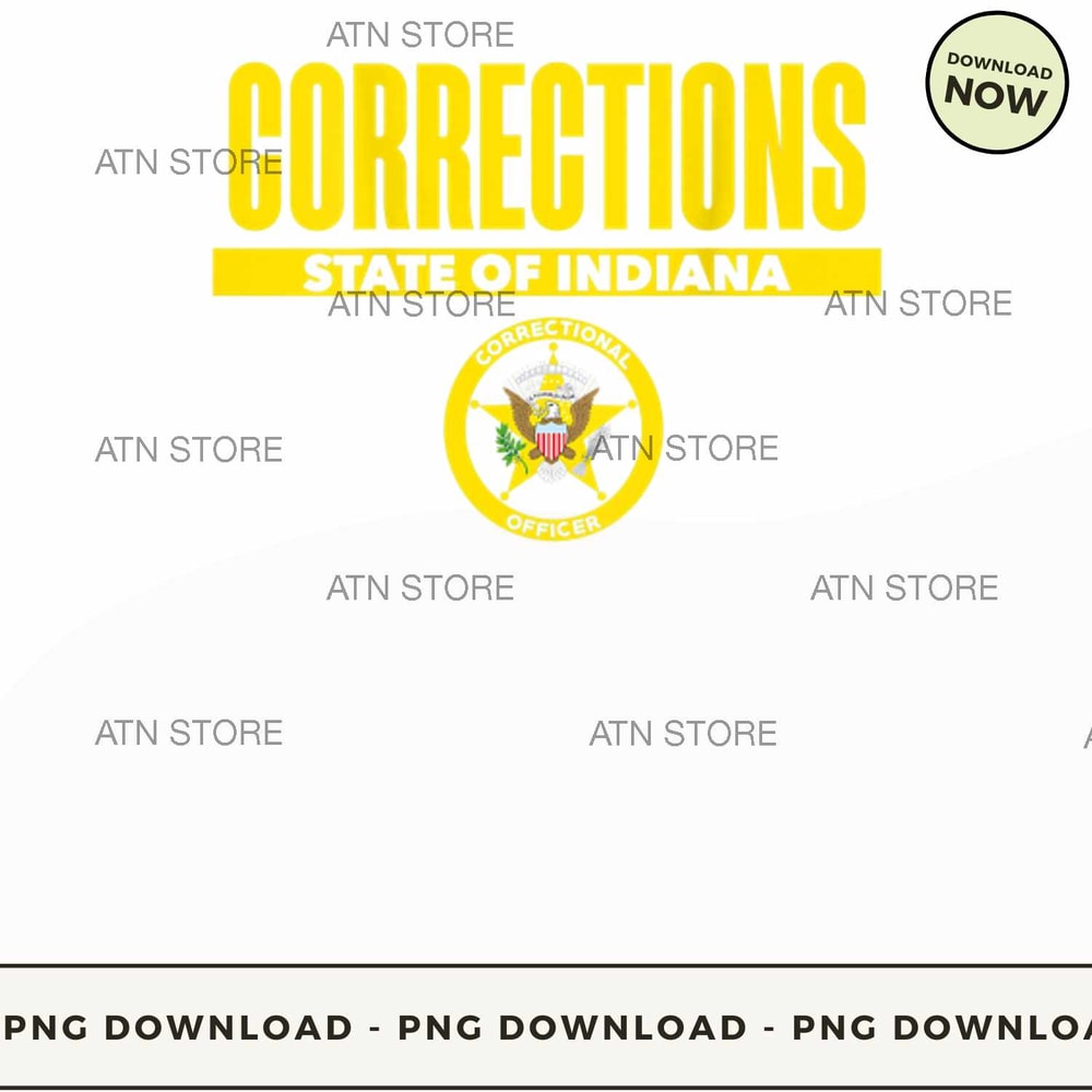 Indiana Correctional Officer Thin Silver Line Flag T-Shirt.jpg