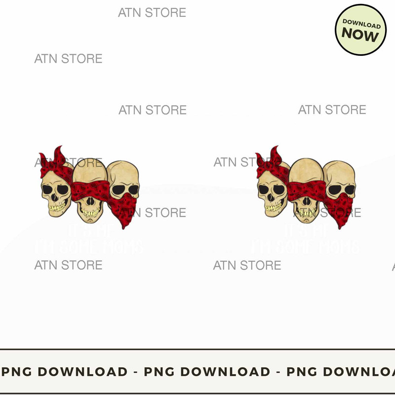 Some moms cuss too much its me im some moms skull bandana.jpg