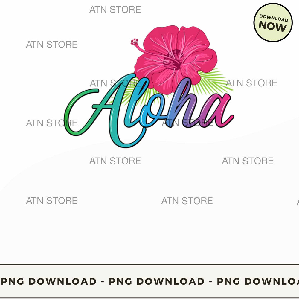 Aloha Hawaii from the island - Feel the Aloha Flower Spirit T-Shirt.jpg