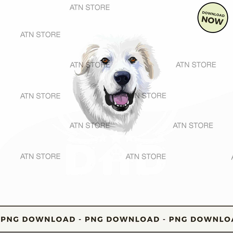 Great Pyrenees Dad T-shirts For Dog Lovers Gift Father Day.jpg