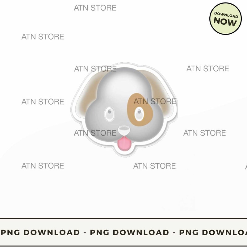 Dog Emoji T shirt Puppy Tongue Lick Cute Adorable Bark Out.jpg