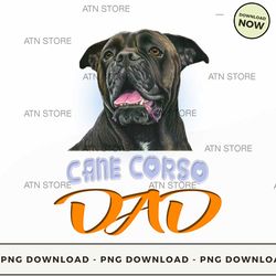 cane corso dad 72 high-quality png instant download, atn store
