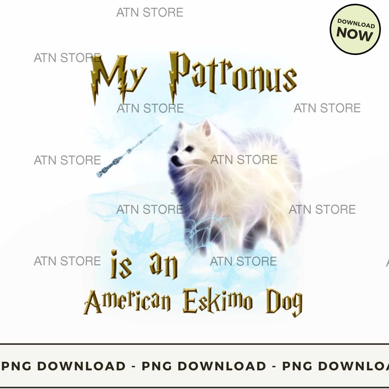 My patronus is an American Eskimod dog.jpg