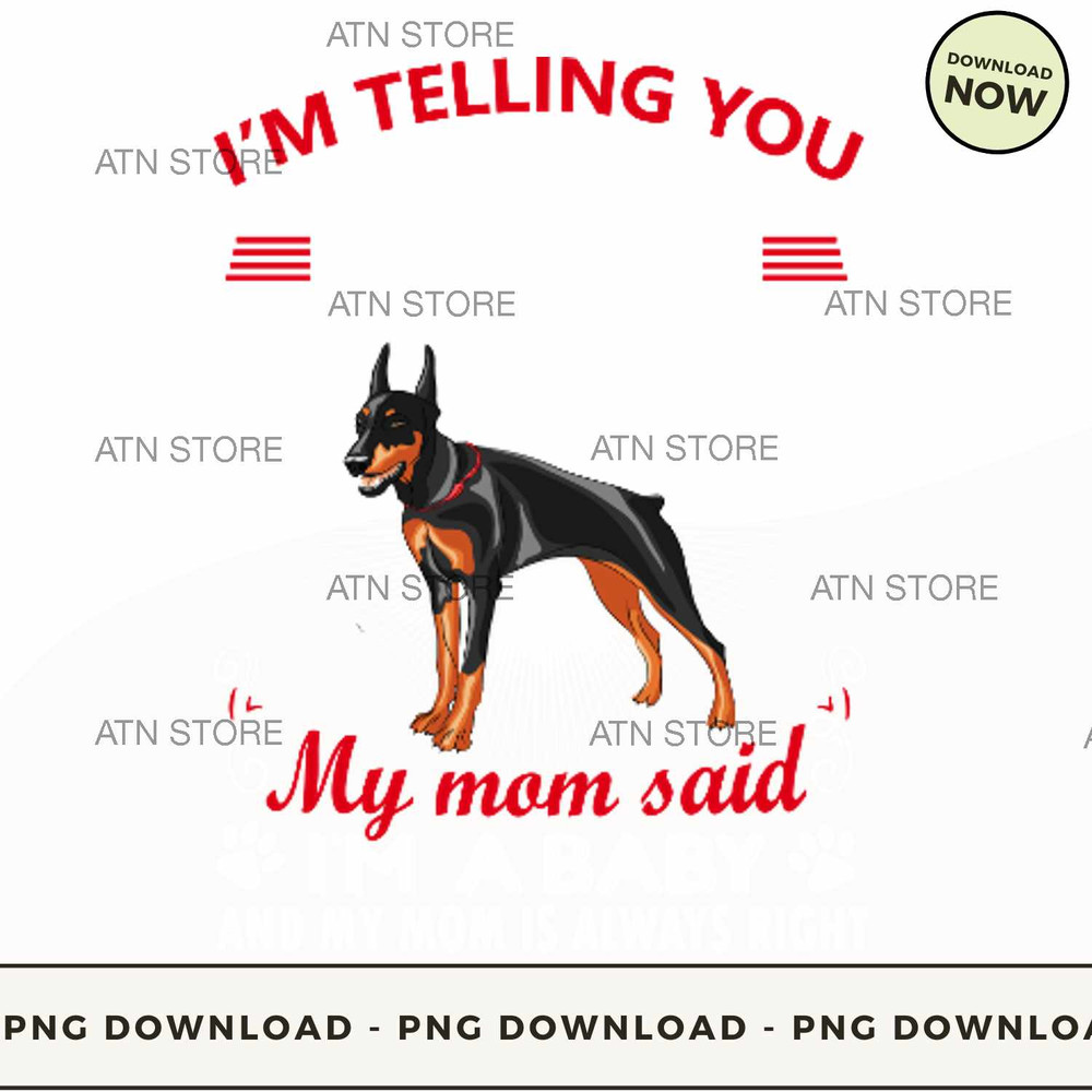 Im telling im not a doberman pinscher im a baby.jpg