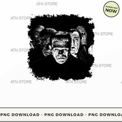 classic monsters black white pop 82 high-quality png instant download, atn store