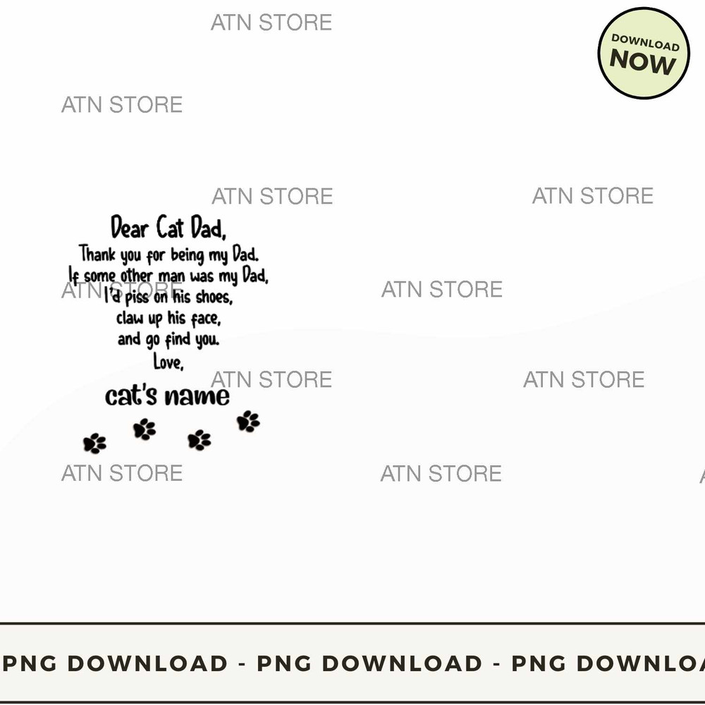 Dear cat Dad white mug for Cat dad.jpg