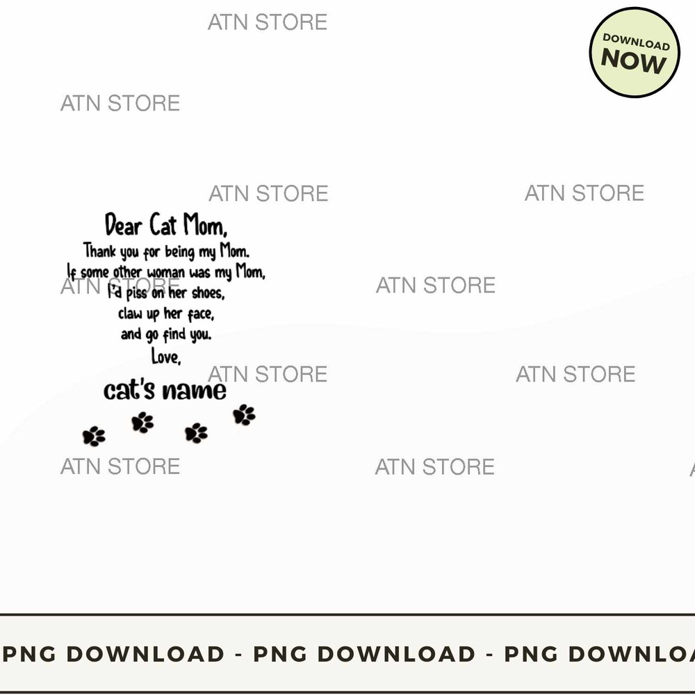 Dear Cat Mom White Mug for Cat Mom.jpg