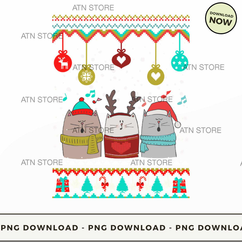 Funny cats christmas carols.jpg