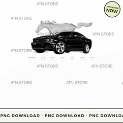 ride the pony ford mustang bk 17 high-quality png instant download, atn store