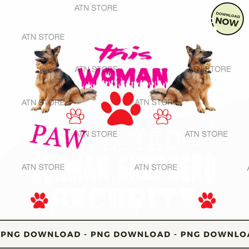 Warning this woman pawtected by german shepherd security.jpg