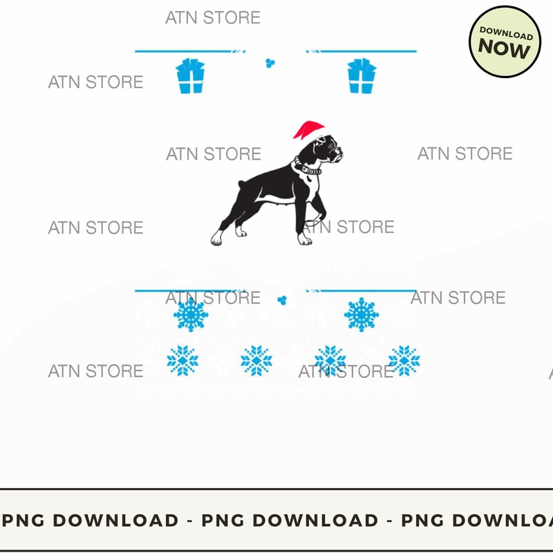 boxer king dog wearing christmas hat.jpg