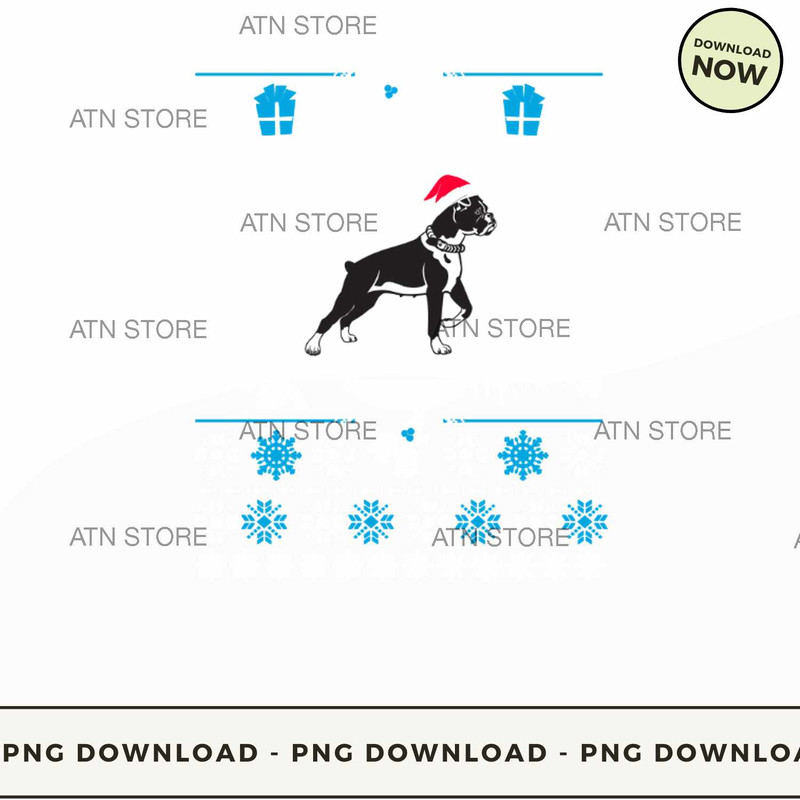 boxer king dog wearing christmas hat.jpg