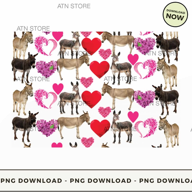 Valentine Face mask for Donkey lovers.jpg