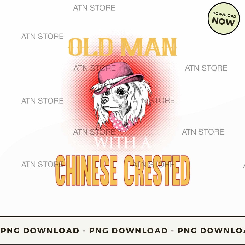 Old Man With A Chinese Crested.jpg
