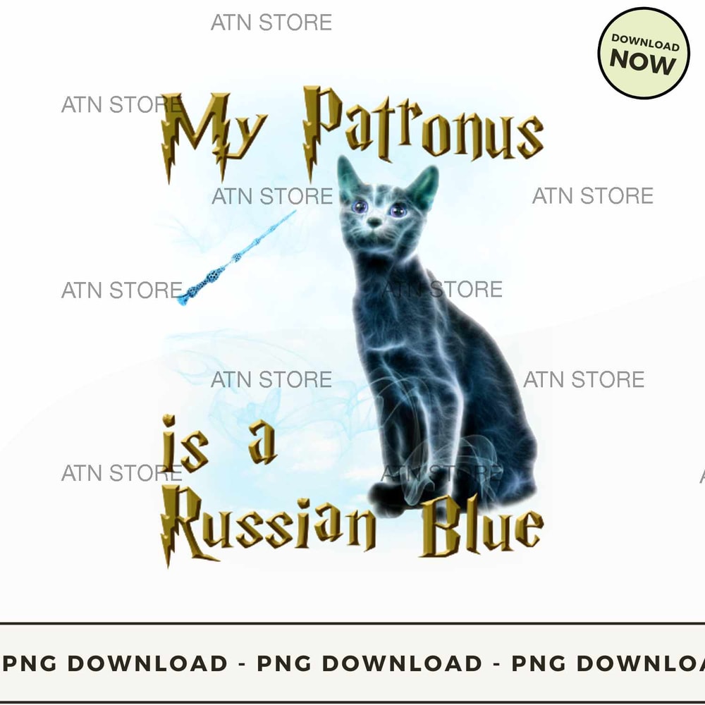 My patronus is a russian blue.jpg