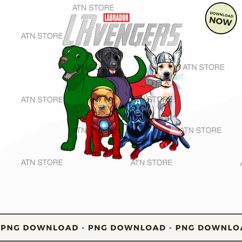 Labrador Retriever LRvengers Marvel Avengers Endgame.jpg