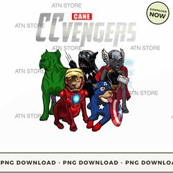 cane corso ccvengers 96 high-quality png instant download, atn store